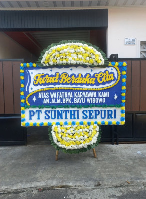 Papan Bunga Duka di Ganeas