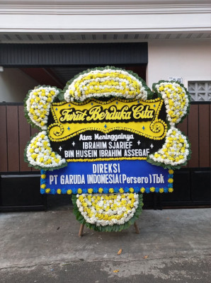 Papan Bunga Duka di Ganeas